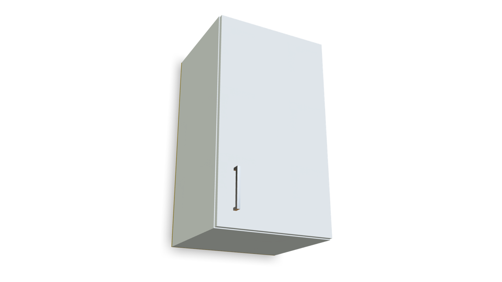 Armário superior aéreo uma porta giro